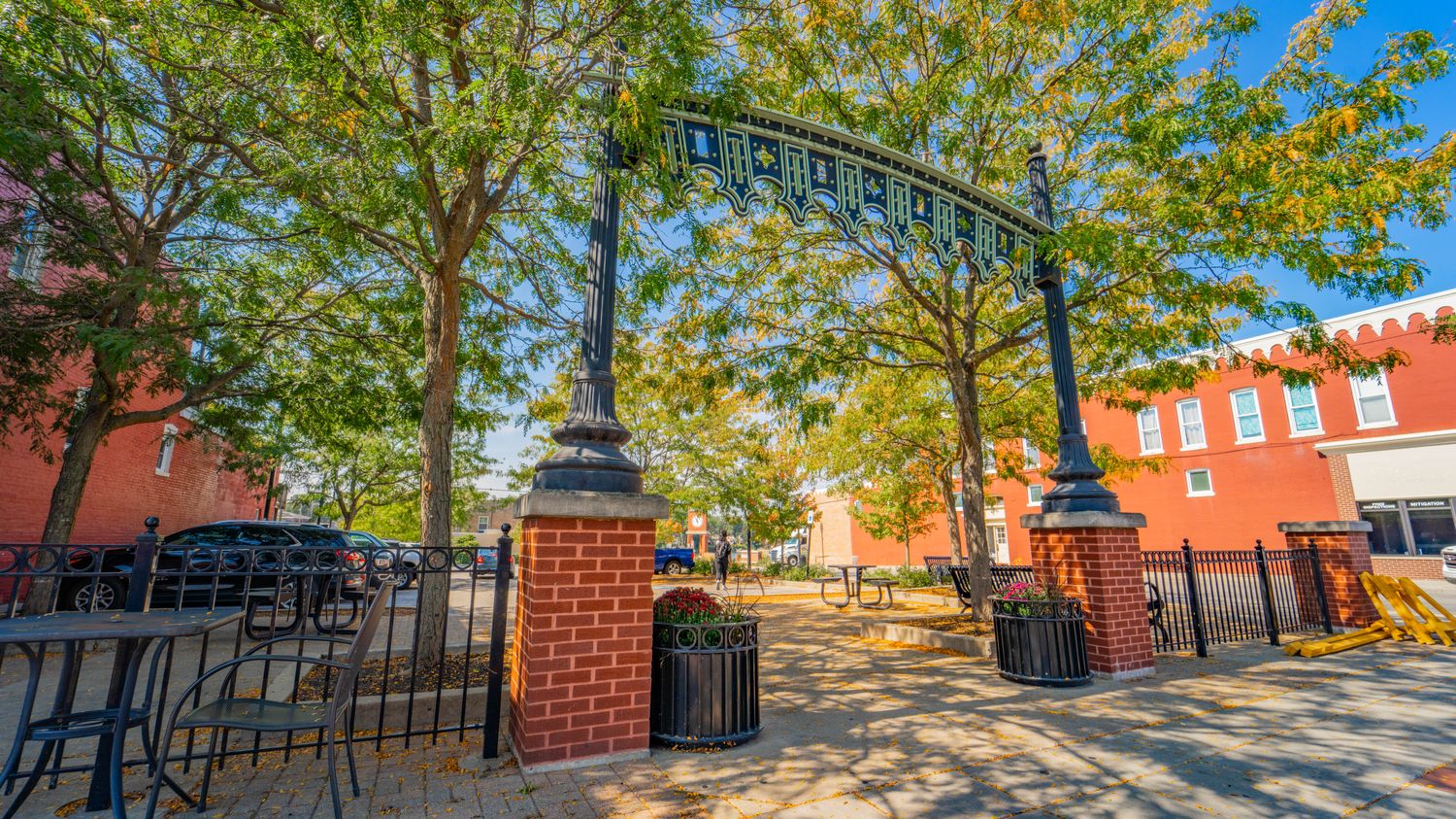 Main Street plaza