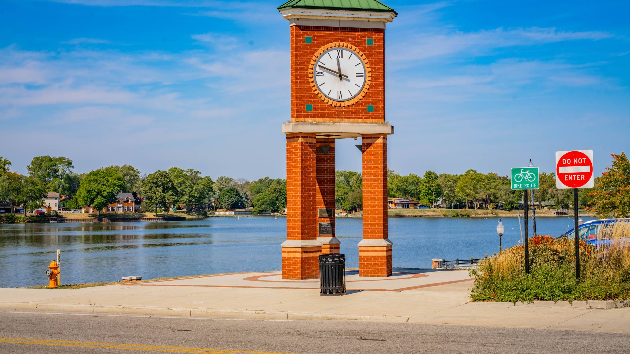 Festival Park clock tower